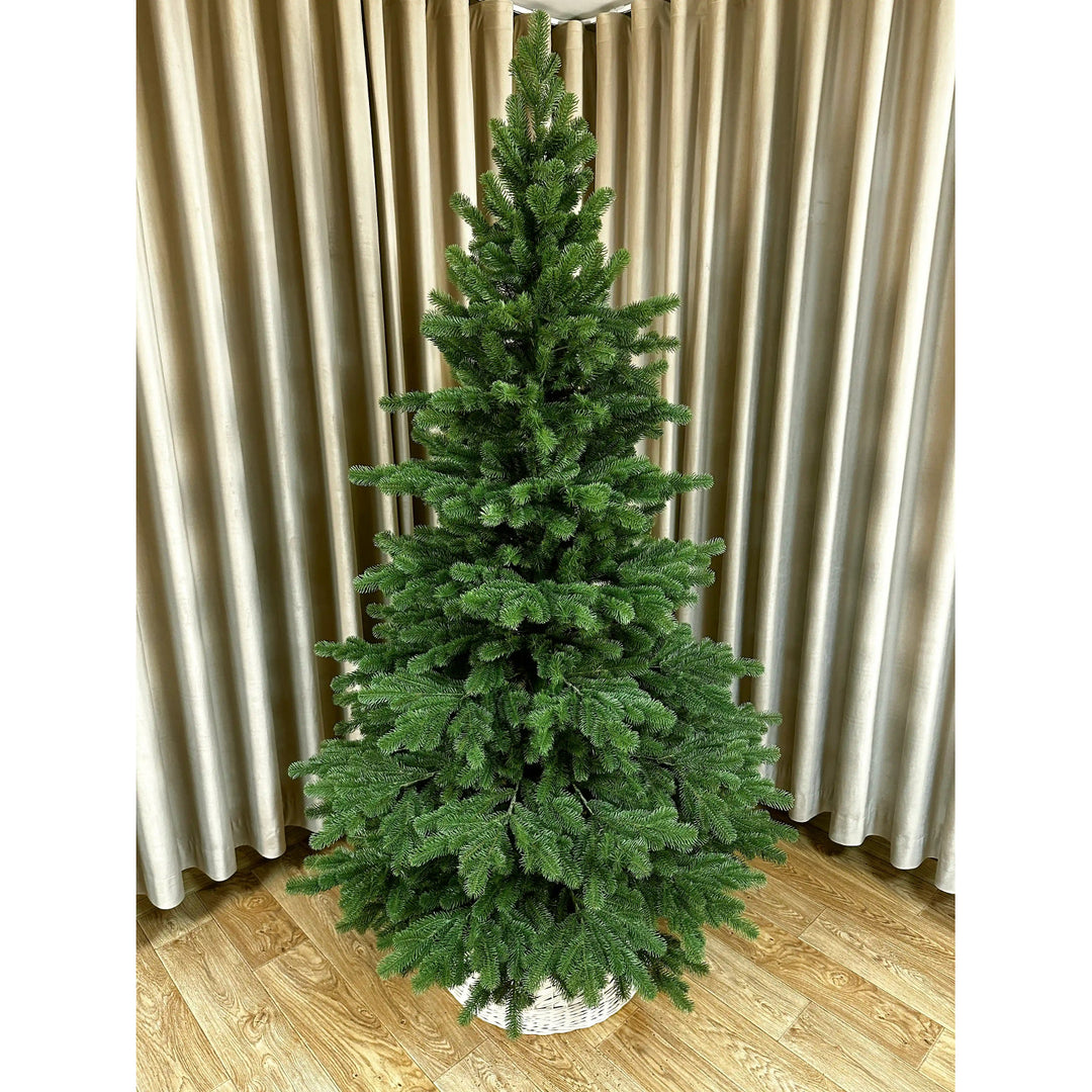 Pom de Crăciun artificial, brad natural, 100% PE, înălțime 230 cm