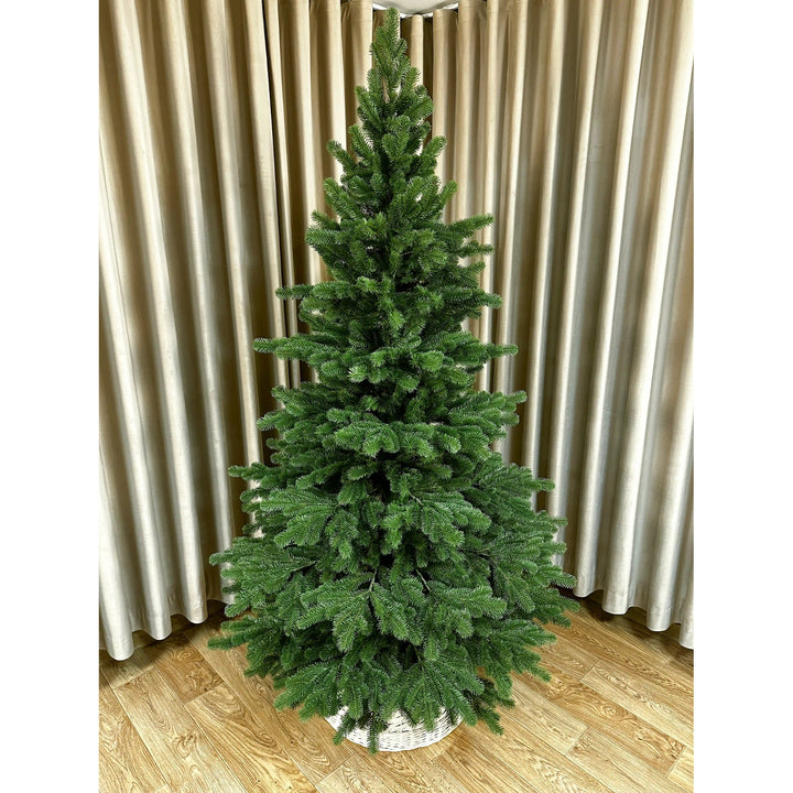 Pom de Crăciun artificial, brad natural, 100% PE, înălțime 230 cm