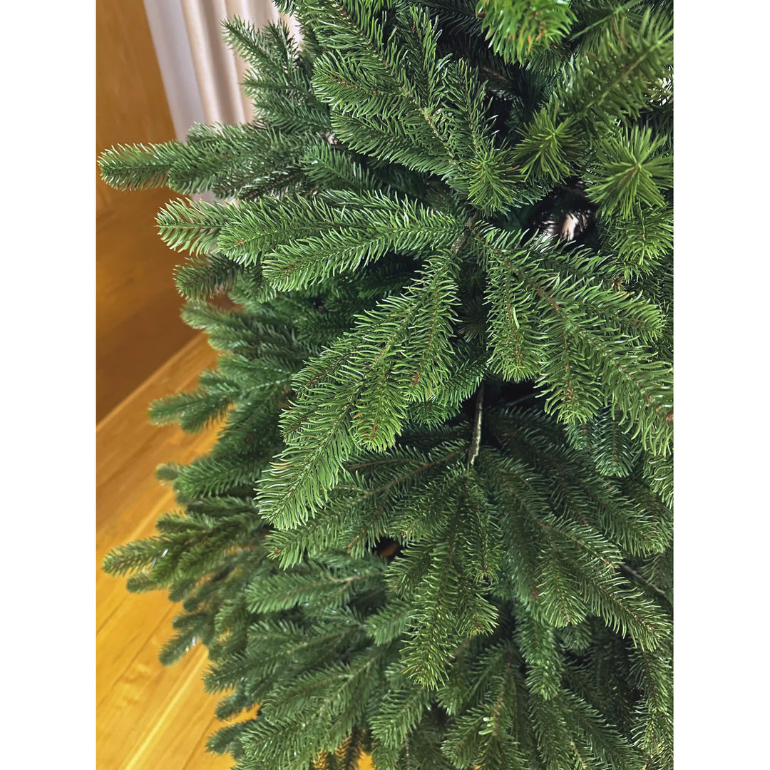 Pom de Crăciun artificial, brad natural, 100% PE, înălțime 230 cm