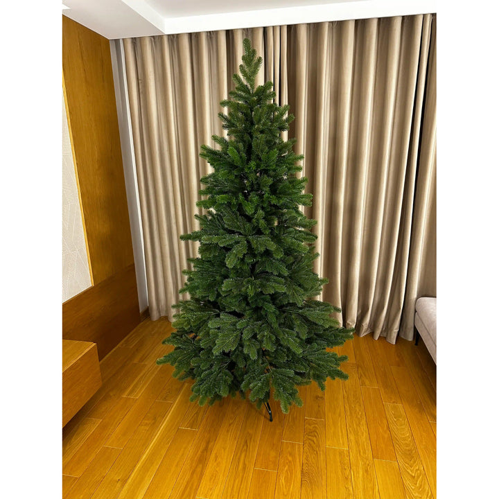 Pom de Crăciun artificial, brad natural, 100% PE, înălțime 200 cm