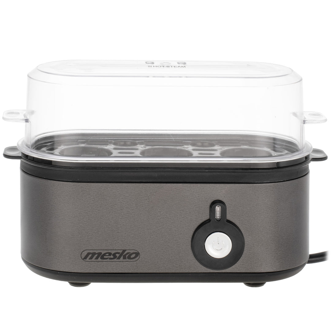 Fierbător de ouă Mesko pentru 3 ouă, putere 210W, etapă de gătit selectabilă, indicator luminos, MS 4485