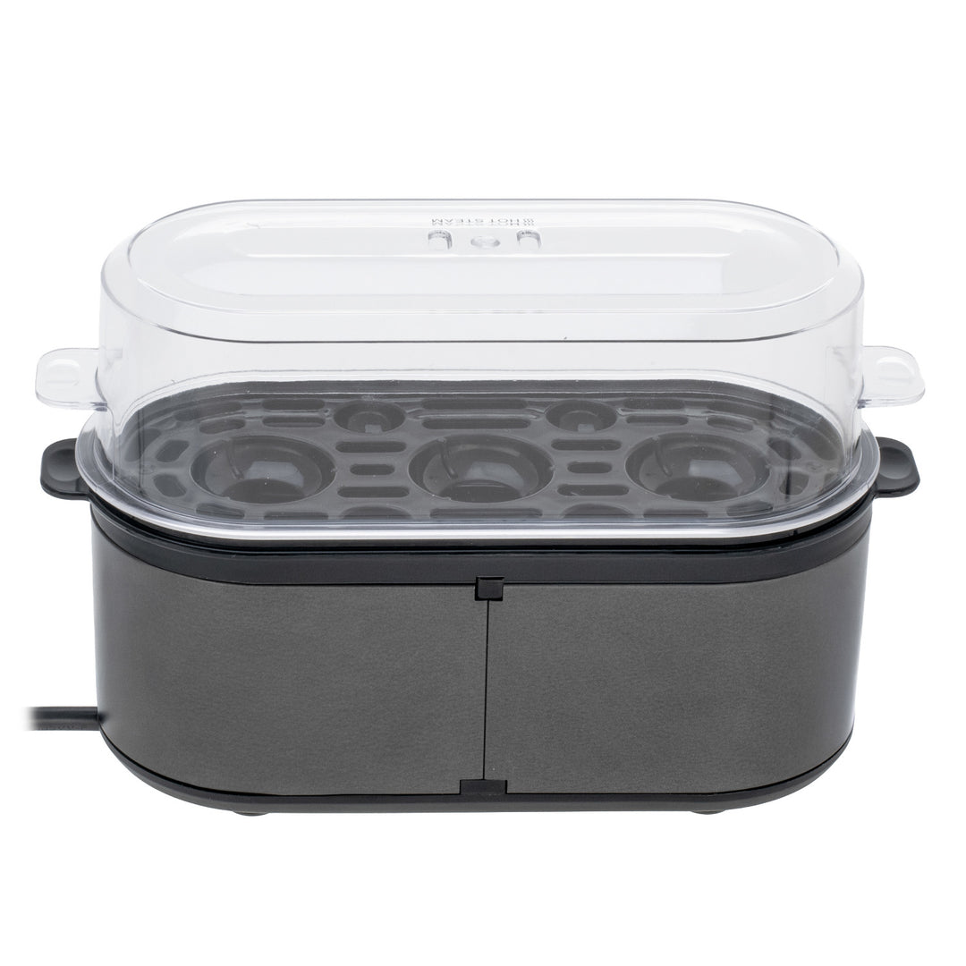 Fierbător de ouă Mesko pentru 3 ouă, putere 210W, etapă de gătit selectabilă, indicator luminos, MS 4485