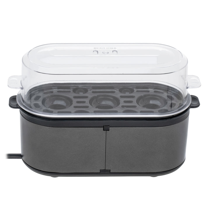 Fierbător de ouă Mesko pentru 3 ouă, putere 210W, etapă de gătit selectabilă, indicator luminos, MS 4485