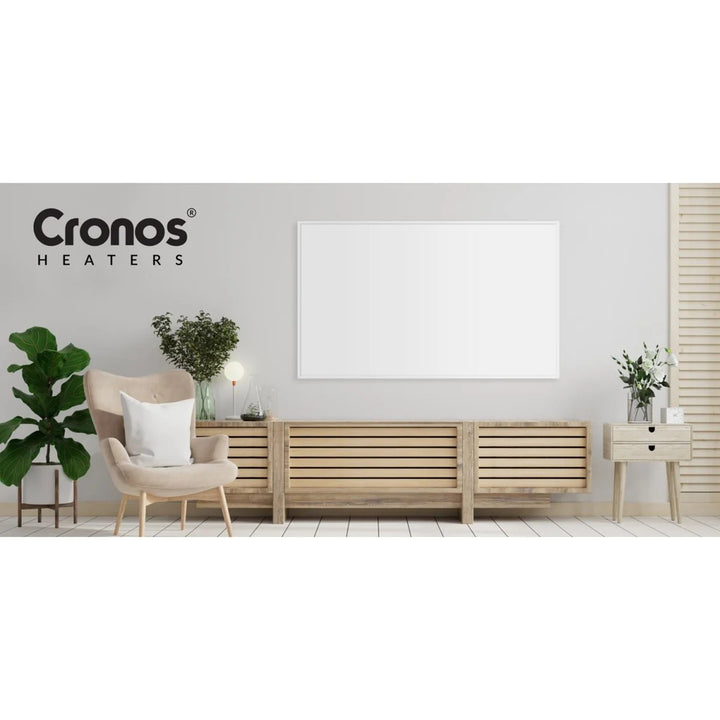 Încălzitor cu infraroșu Cronos, 800W, suprafață mată, ultra-subțire, Carbon P800