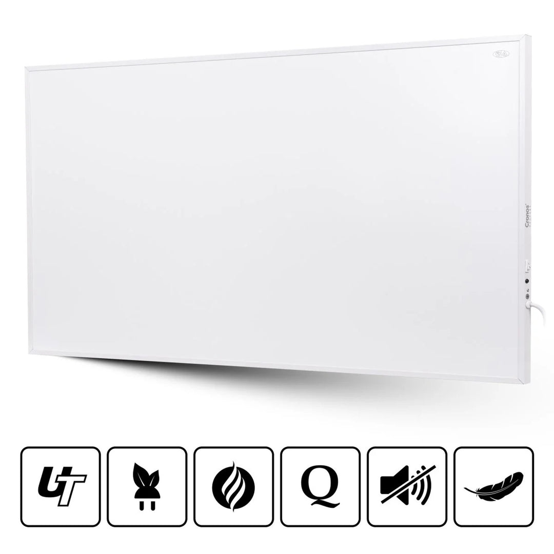 Încălzitor cu infraroșu Cronos, 800W, suprafață mată, ultra-subțire, Carbon P800