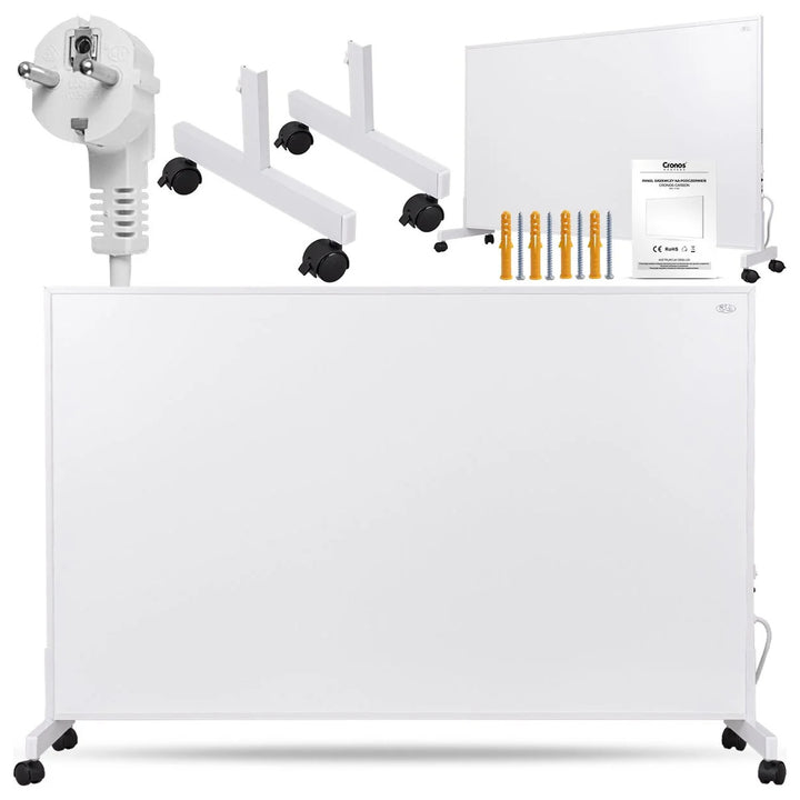 Încălzitor cu infraroșu Cronos, 800W, suprafață mată, ultra-subțire, Carbon P800