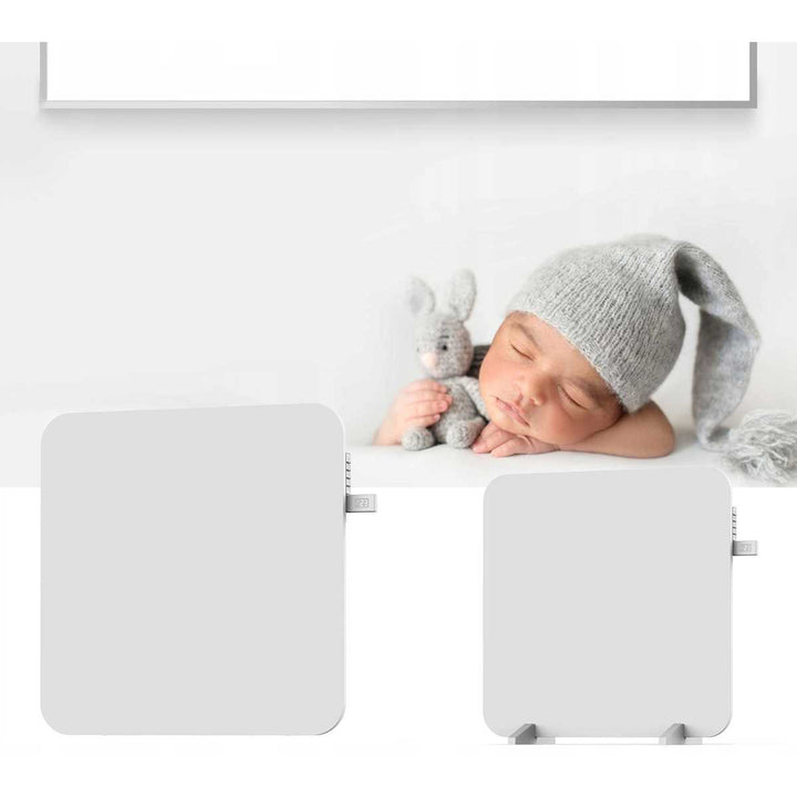 Încălzitor infraroșu Cronos, 450W, cu termostat și telecomandă, reglabil de la 10°C la 50°C, pierderi reduse de energie, Titan CR-500