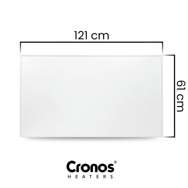 Încălzitor cu infraroșu Cronos, 700W, telecomandă, suprafață mată, ultra-subțire, încălzire economică, Graphene PRO CGP-700TWP