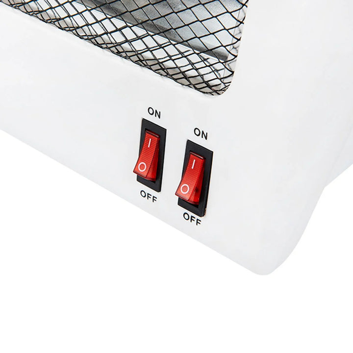 Încălzitor cu cuarț Cronos, putere 400/800W, 2 tuburi de cuarț, alb, NSB-80