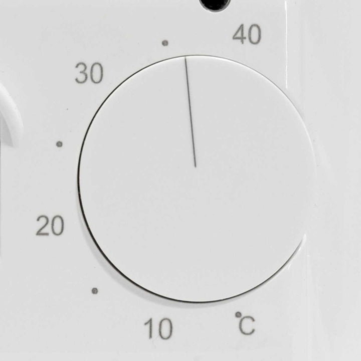 Termostat pentru folie, covor de încălzire Cronos, interval 5°C - 40°C, montare încastrată, senzor NTC de 3 metri, AC308/M5