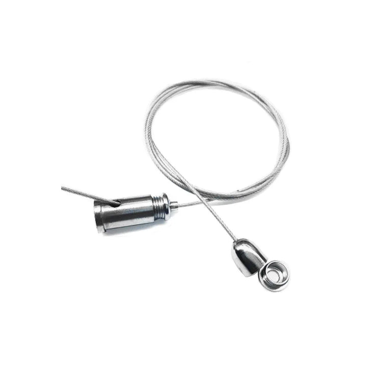 Kit de montare pe tavan pentru încălzitoare cu tub radiant Cronos, lungime cablu 1m, din oțel inoxidabil