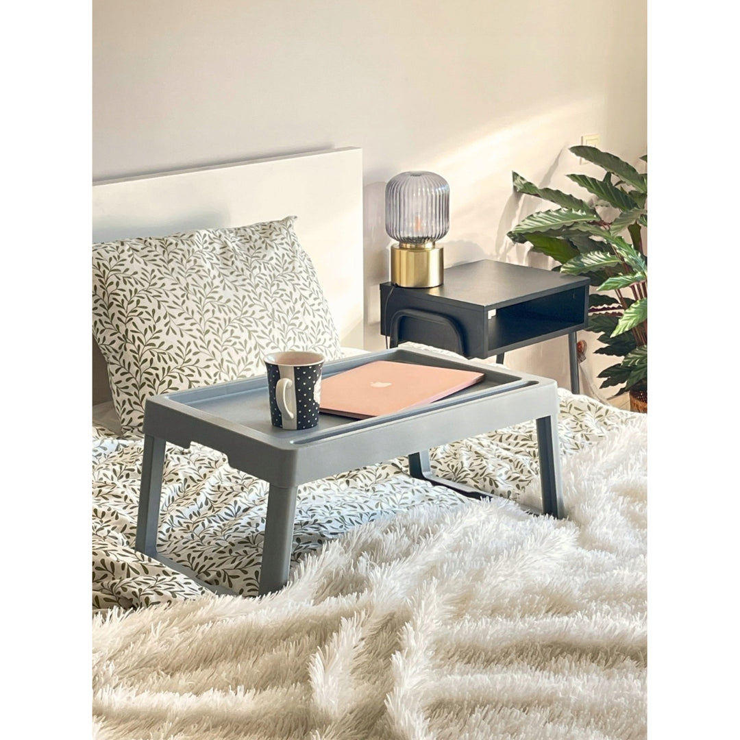 Practic masă pliabilă, portabilă, pentru pat de grădină, tavă pentru micul dejun, cappuccino, 56120722