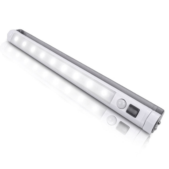 Lampă de bucătărie Maclean LED, sub dulap 9 SMD, cu baterie, senzor PIR on/off, MCE166 + 3x baterii Varta Industrial LR6/AA R-06