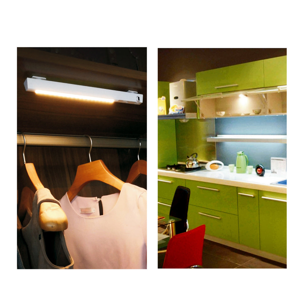 Lampă LED Maclean, cu senzor mobil, cârlig, ON/OFF/AUTO, temp. 4000K, rază 3m, MCE235 + 3x baterii alcaline Varta Industrial AAA