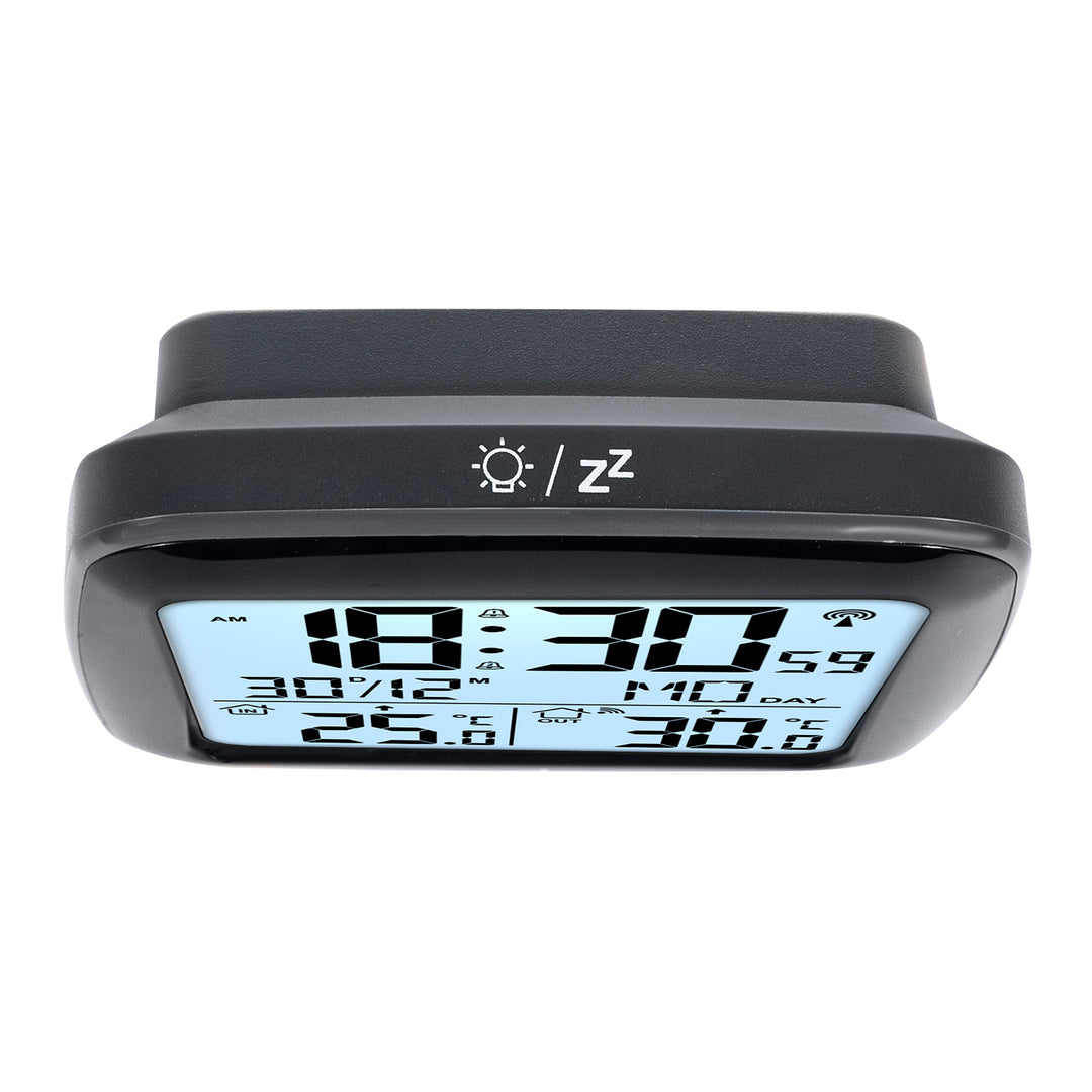 Stație meteo wireless GreenBlue, cu DCF, calendar, alarmă, GB542 + 4x Varta Industrial AAA baterie alcalină
