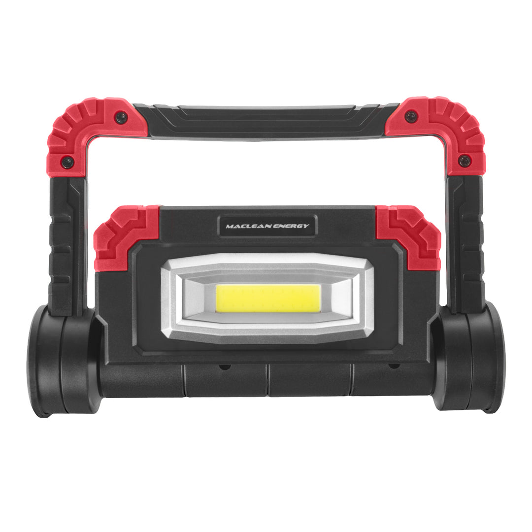 Lampă de lucru Maclean LED COB, 300 lm, 3 moduri de iluminare, temp.culoare 6500K, MCE439 + 4x baterii Varta Industrial AA