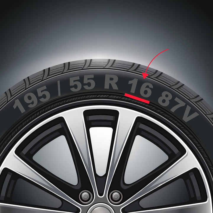 Capac de butuc universal 16'' NRM Stig Extra alb și negru 1 buc