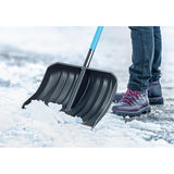 Lopată de zăpadă Cellfast, mâner din aluminiu, 140 cm lungime, Cellpro 40-340 + răzuitor de sticlă