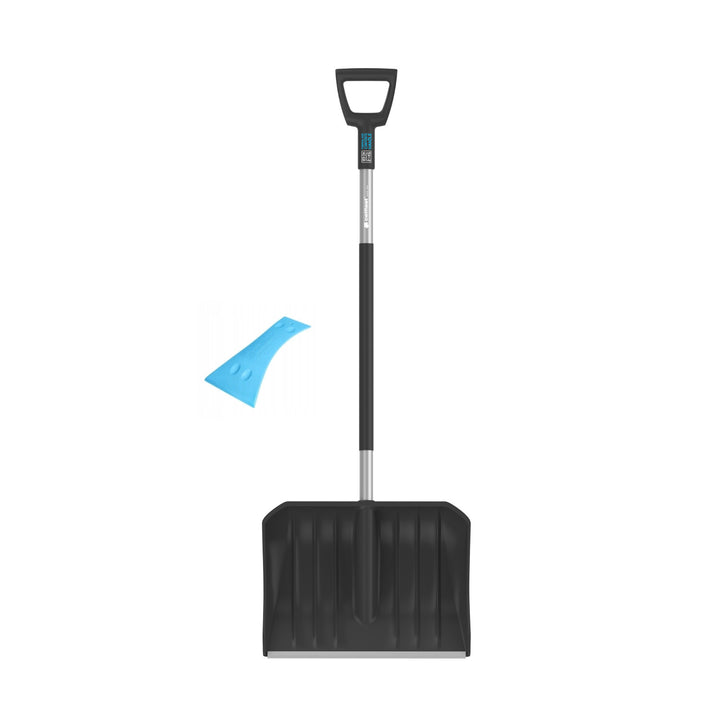Lopată de zăpadă Cellfast, cap adânc 150mm, lungime 144cm, Energo 40-011 + răzuitor de sticlă