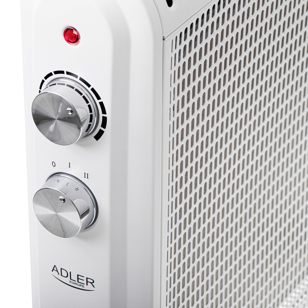 Convector de încălzire, pe roți, 2 niveluri de putere, max 2000W, termostat, AD 7750