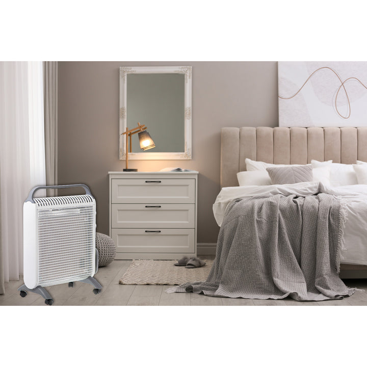 Convector de încălzire, pe roți, 2 niveluri de putere, max 2000W, termostat, AD 7750