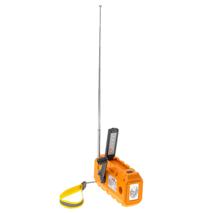 Radio solar Adler, baterie reîncărcabilă de 1200 mAh, lanternă, manivelă, AD 1197