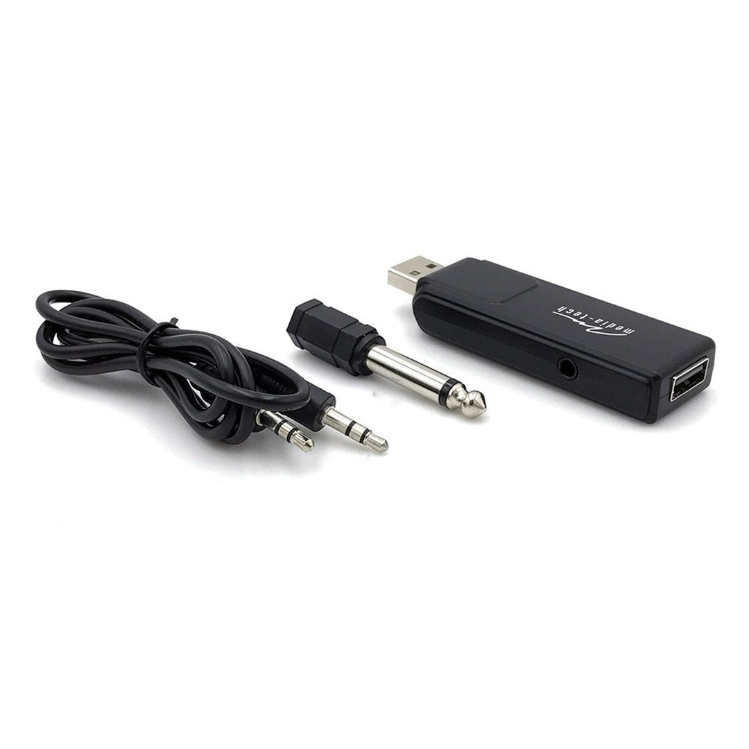 Două microfoane fără fir cu receptor USB pentru difuzor cu funcție karaoke, Mediatech MT395