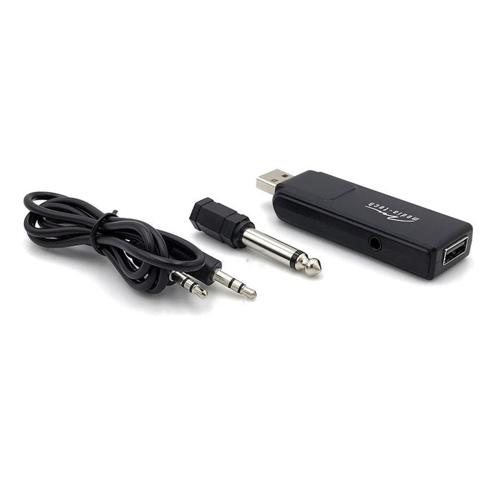 Două microfoane fără fir cu receptor USB pentru difuzor cu funcție karaoke, Mediatech MT395