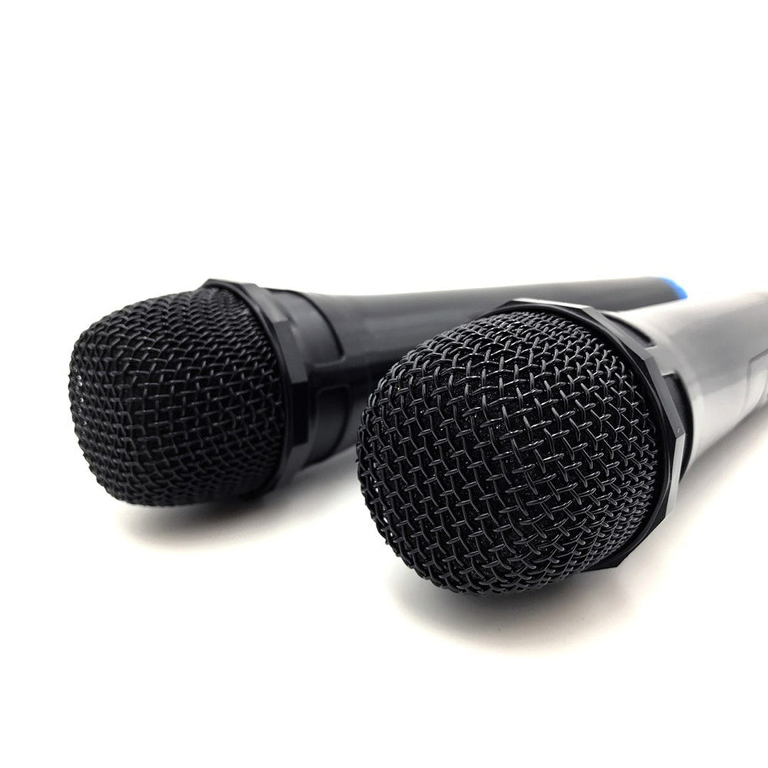 Două microfoane fără fir cu receptor USB pentru difuzor cu funcție karaoke, Mediatech MT395
