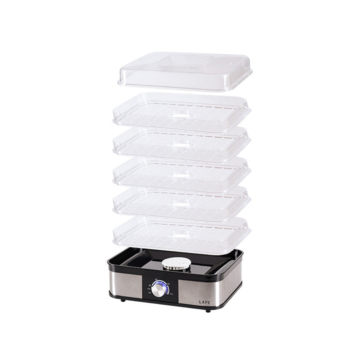 Uscător Lafe, pentru ciuperci, fructe, legume, 250W, 5 sită, control temperatură, NutriDry
