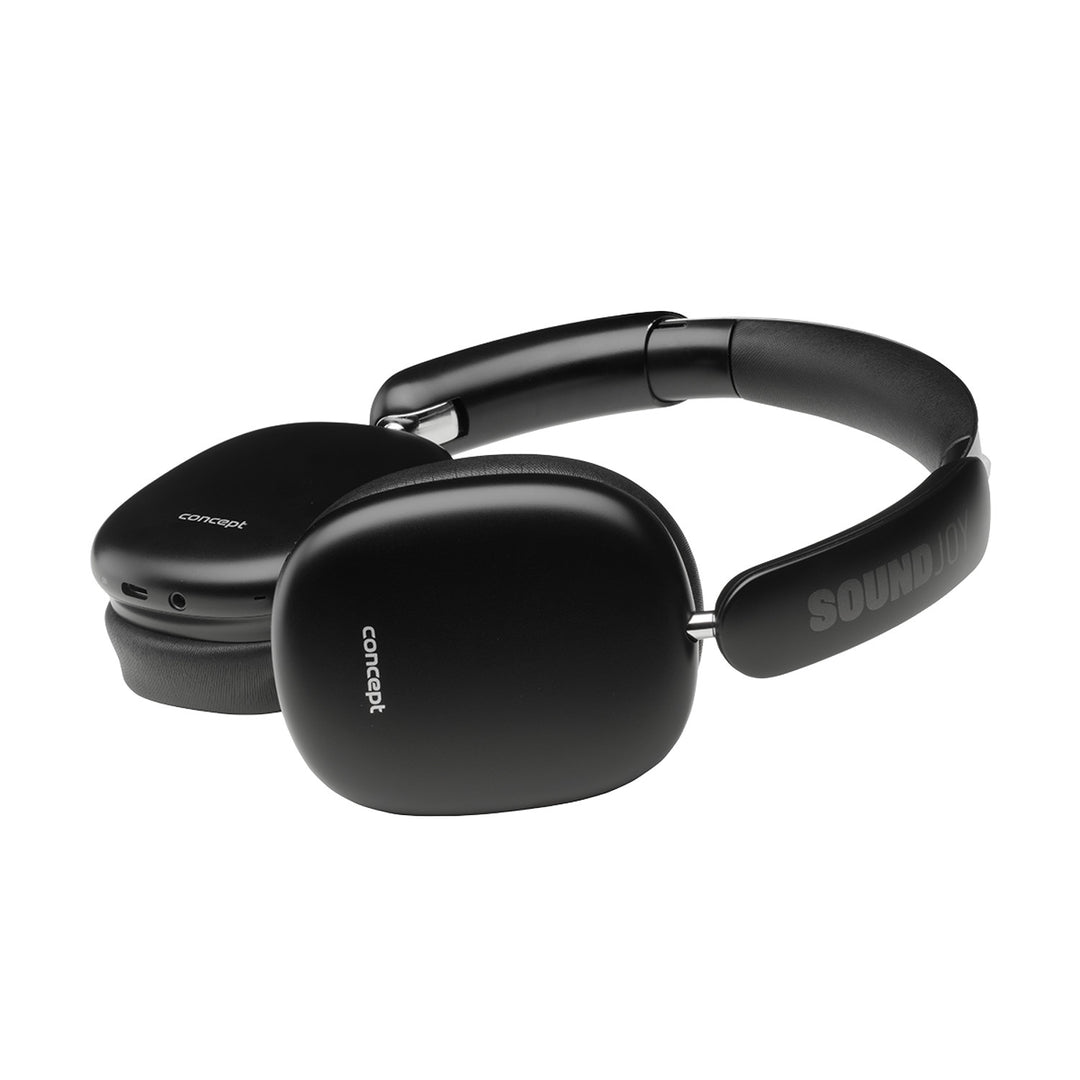Căști in-ear wireless Concept SoundJoy, până la 70 de ore timp de redare, Bluetooth 5.4, încărcare rapidă, anulare activă a zgomotului până la 33dB, negru, HS4060