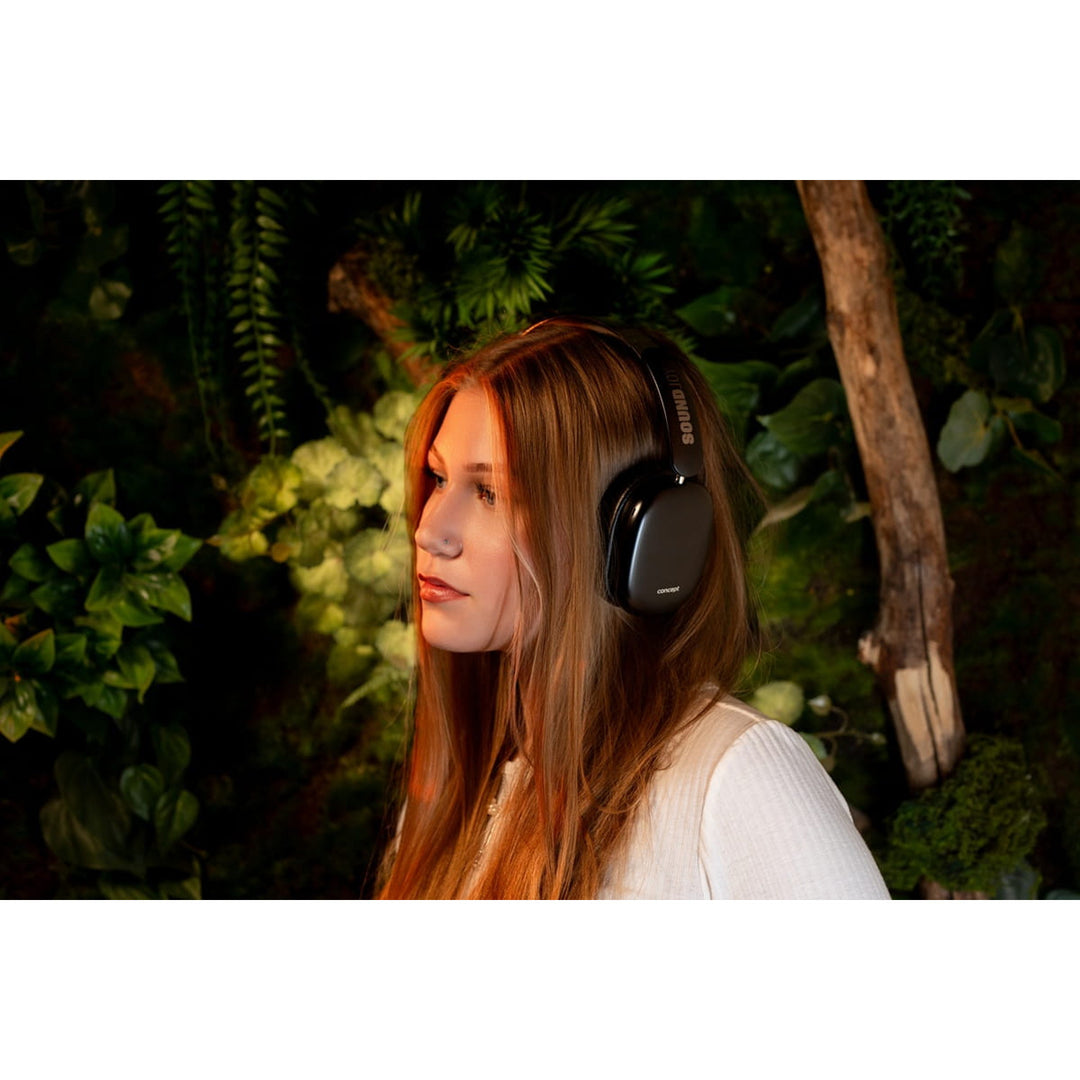 Căști in-ear wireless Concept SoundJoy, până la 70 de ore timp de redare, Bluetooth 5.4, încărcare rapidă, anulare activă a zgomotului până la 33dB, negru, HS4060