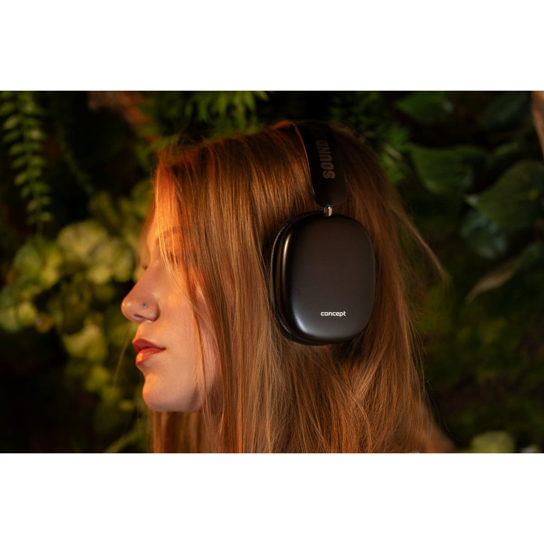 Căști in-ear wireless Concept SoundJoy, până la 70 de ore timp de redare, Bluetooth 5.4, încărcare rapidă, anulare activă a zgomotului până la 33dB, negru, HS4060