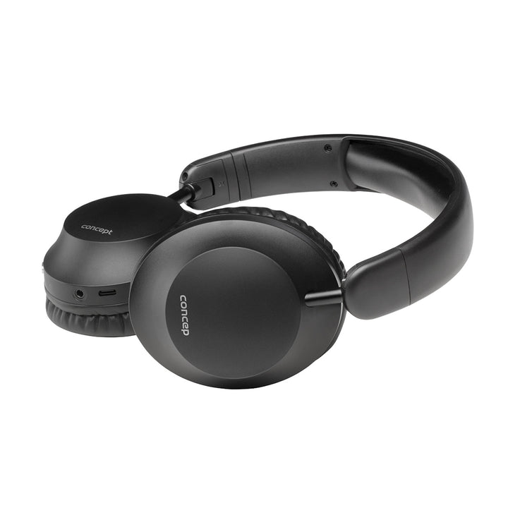 Căști in-ear wireless Concept SoundJoy, până la 45 de ore timp de redare, Bluetooth 6.0, încărcare rapidă, anulare activă a zgomotului până la 18dB, negru, HS4080