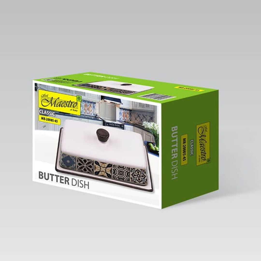 Tavă de unt din ceramică Holiday in Porto Maestro, MR-20005-45