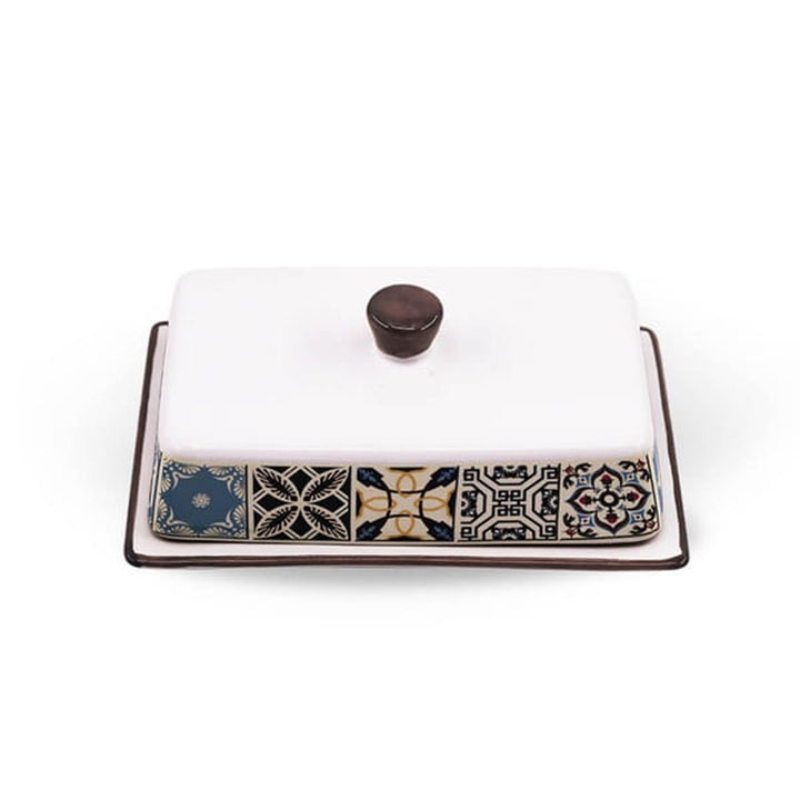 Tavă de unt din ceramică Holiday in Porto Maestro, MR-20005-45