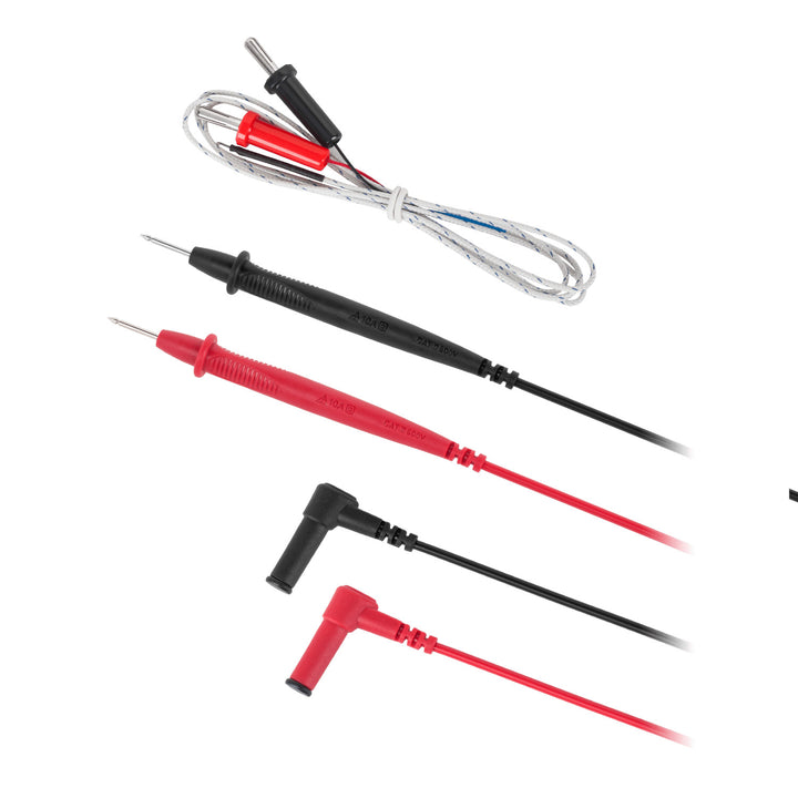 Multimetru digital Uni-T, măsurare tensiune și curent, cabluri de testare incluse, sondă de temperatură, UT136C+