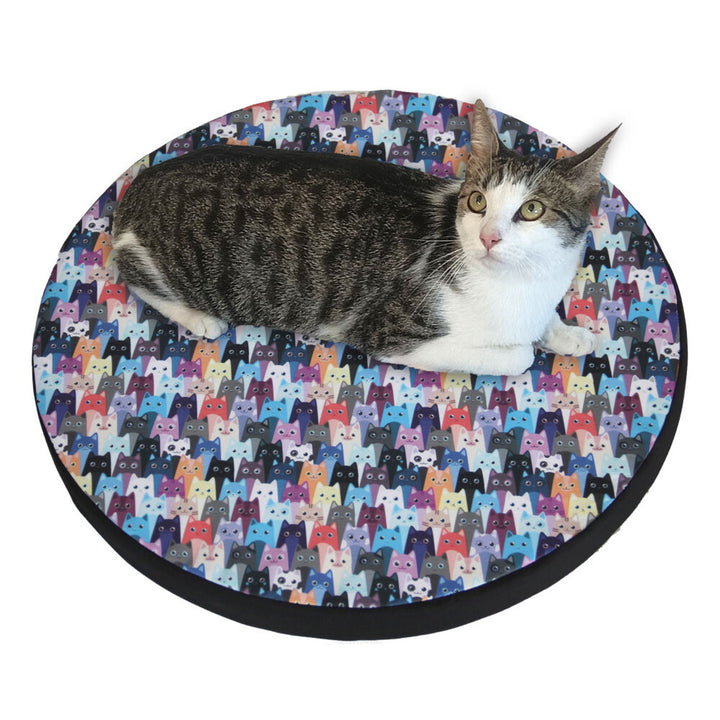 Bertoni pat / saltea pentru pisici, din spumă elastică, diametru 55 cm, Miau, design inelar