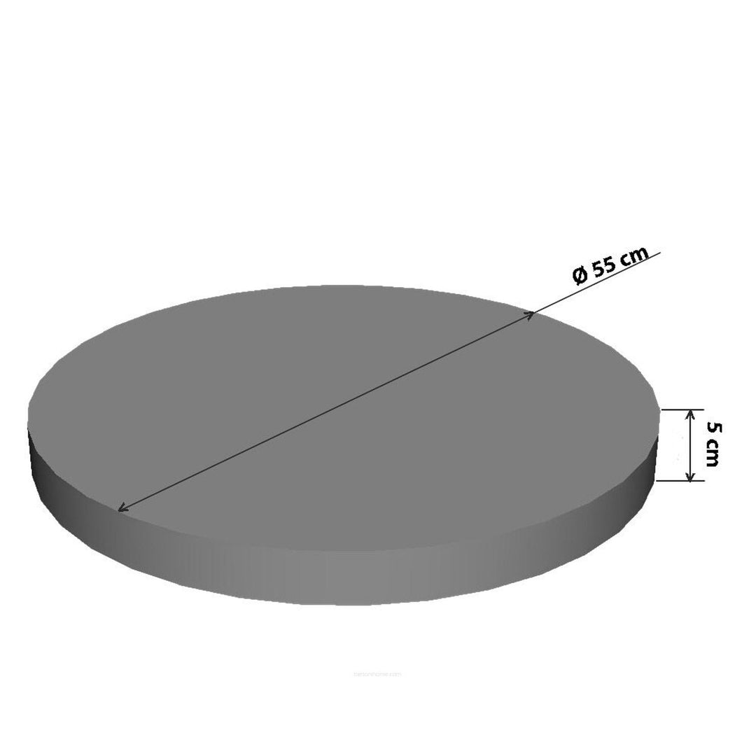 Bertoni pat / saltea pentru pisici, din spumă elastică, diametru 55 cm, design Crown, Ring