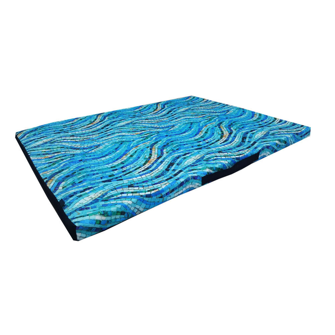 Bertoni XL pat saltea câine, spumă, capac impermeabil, model mozaic, EE147