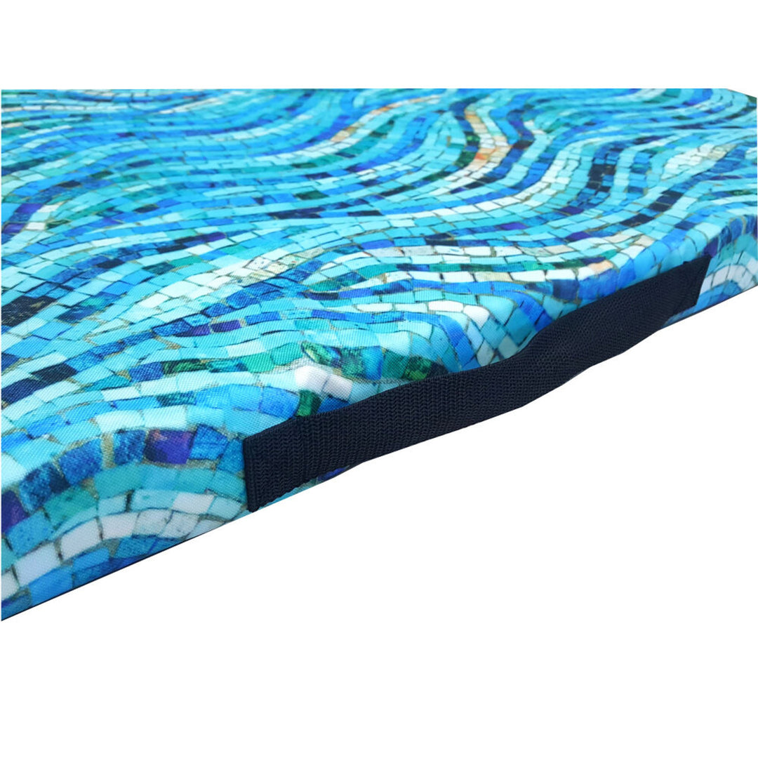 Bertoni XL pat saltea câine, spumă, capac impermeabil, model mozaic, EE147