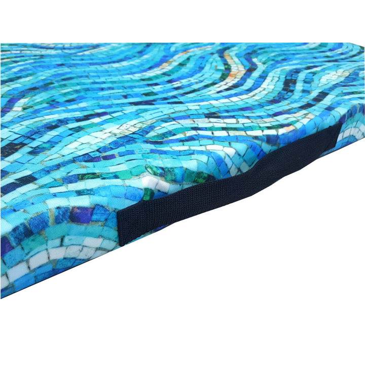 Bertoni XL pat saltea câine, spumă, capac impermeabil, model mozaic, EE147