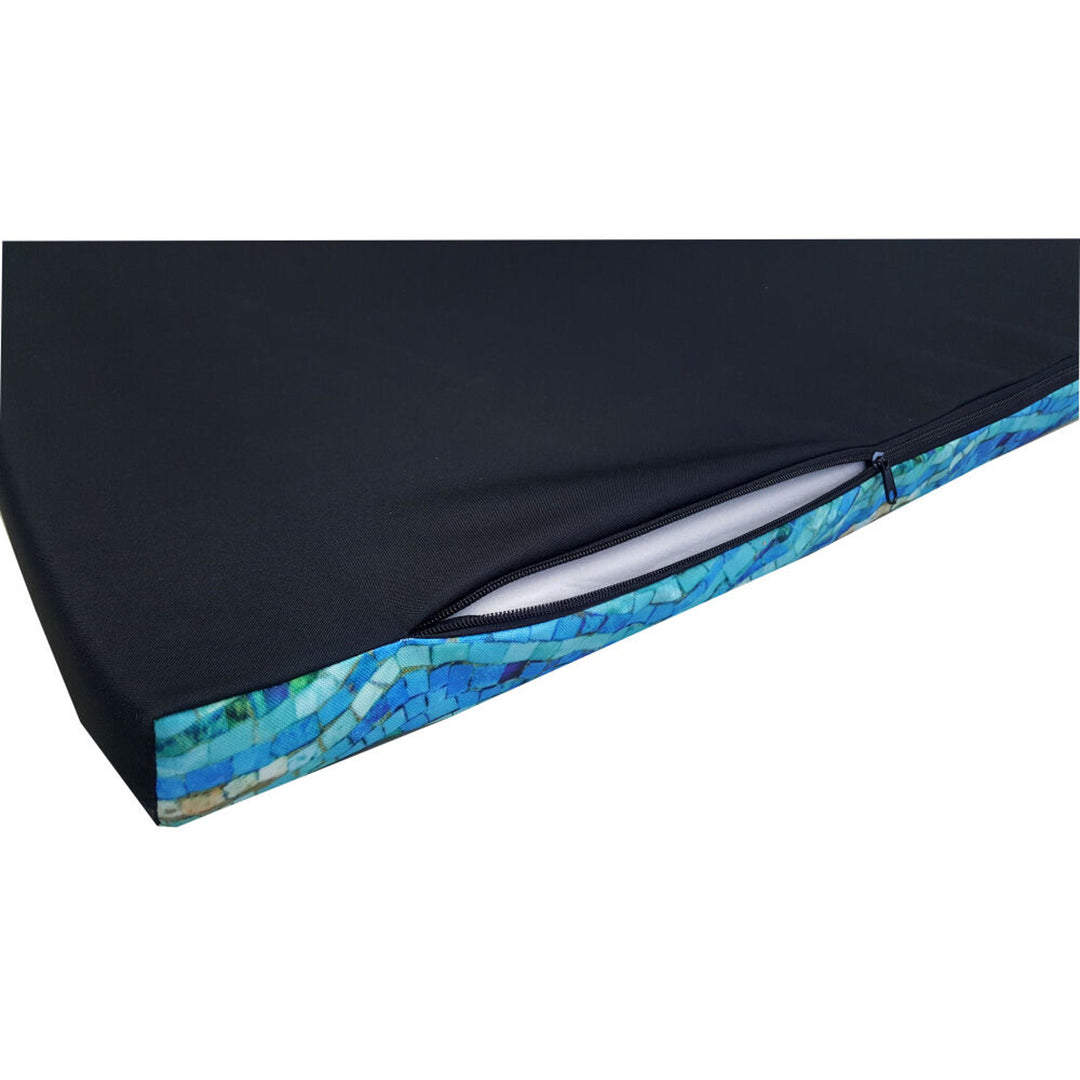 Bertoni XL pat saltea câine, spumă, capac impermeabil, model mozaic, EE147