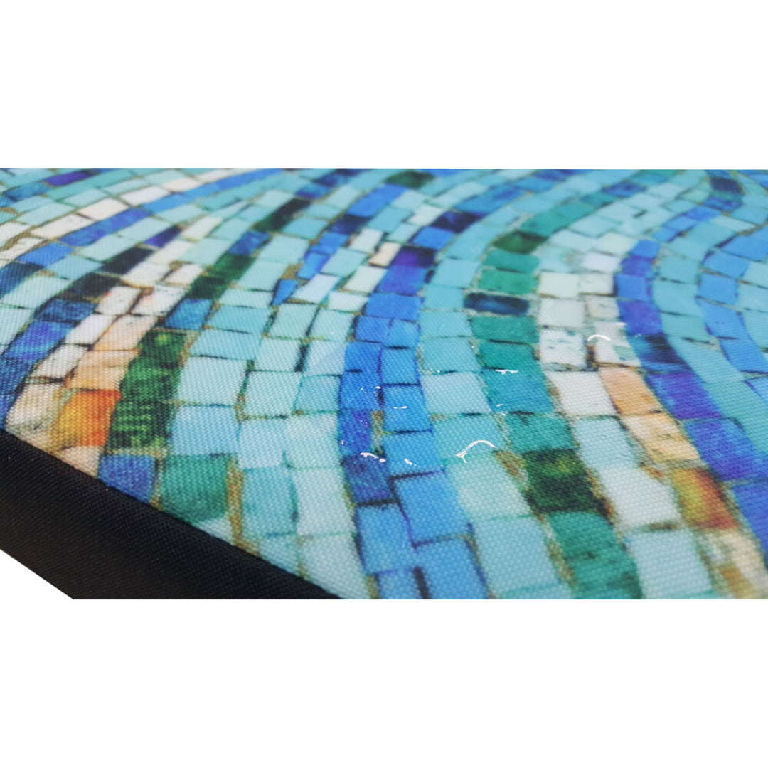 Bertoni XL pat saltea câine, spumă, capac impermeabil, model mozaic, EE147