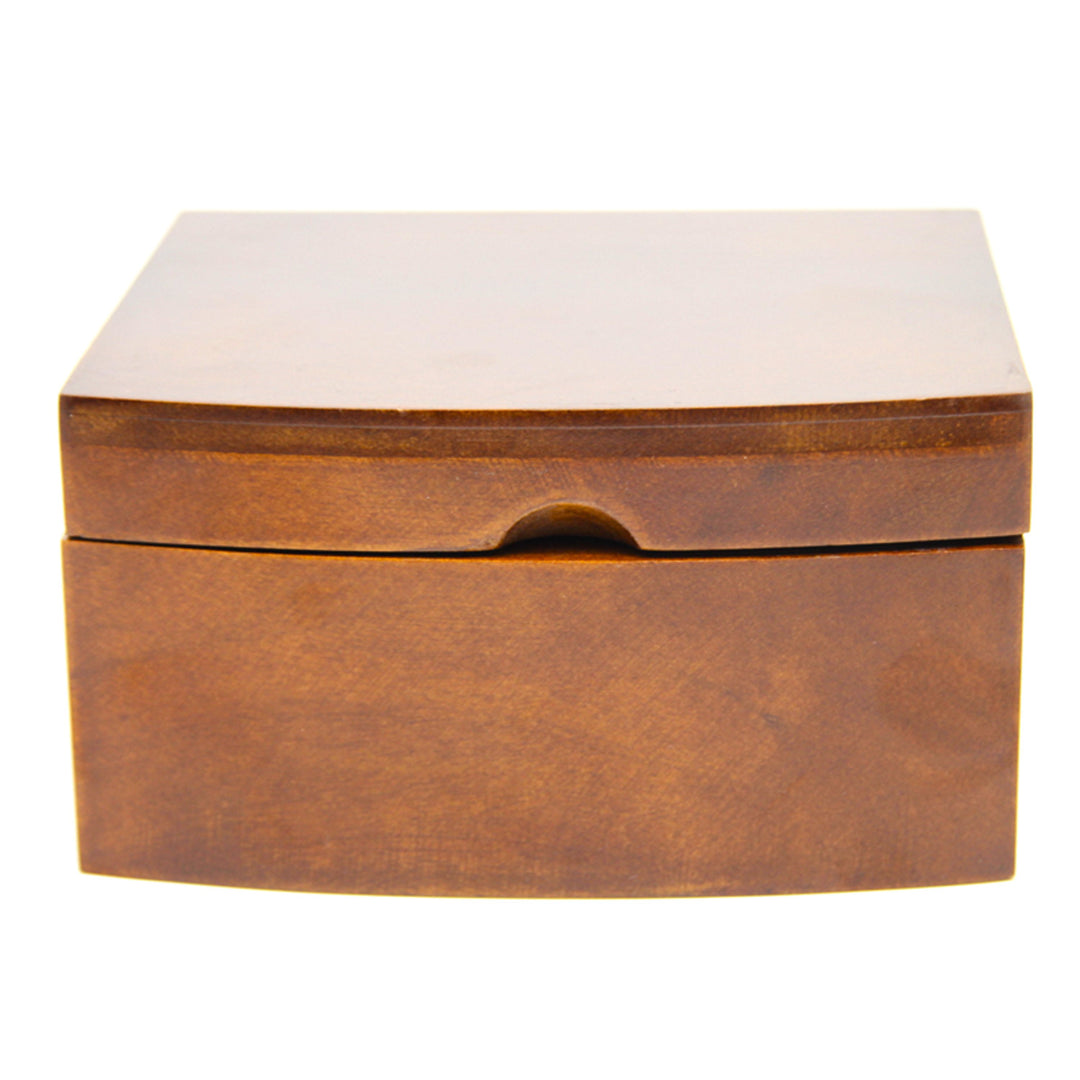 Cutie de bijuterii, lemn, maro, organizator, compartimente, Queen Isabel