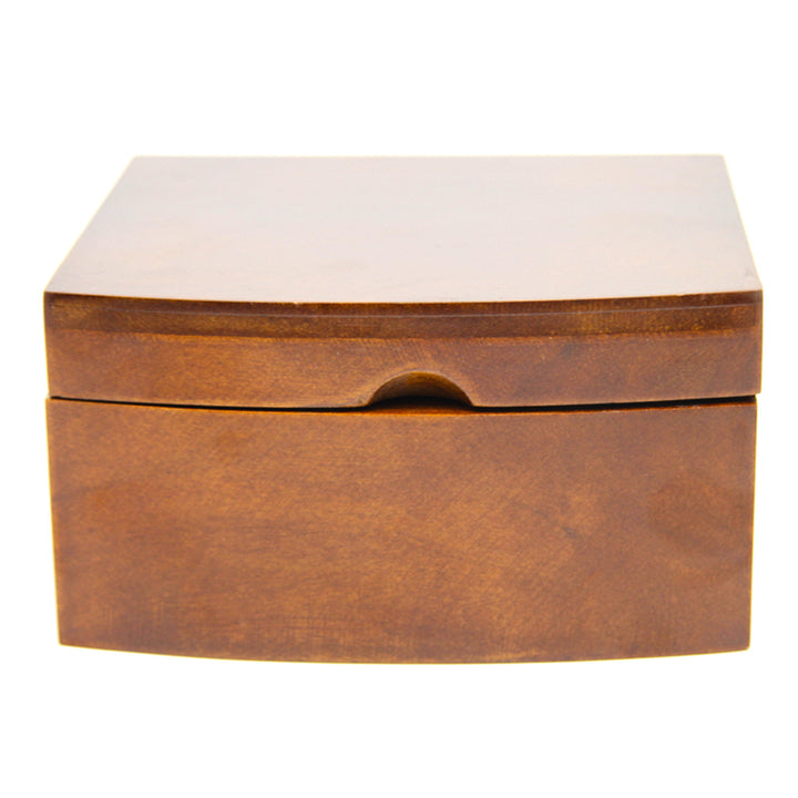 Cutie de bijuterii, lemn, maro, organizator, compartimente, Queen Isabel