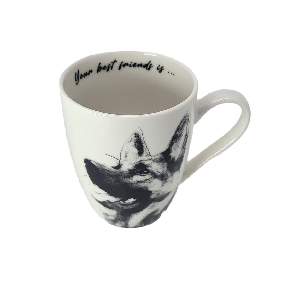 Cană din porțelan Queen Isabel, ciobănesc german, 350ml, Q1-05232