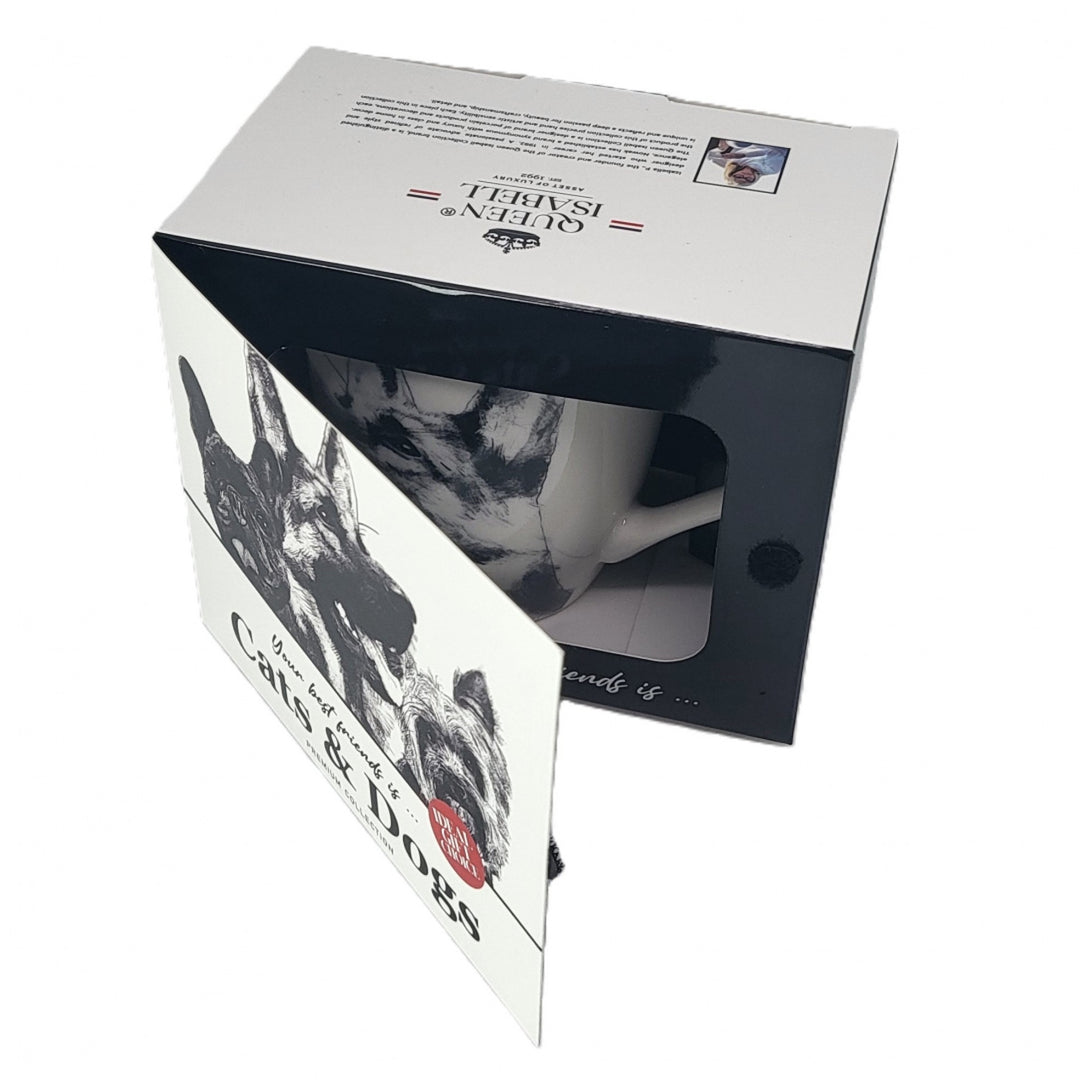 Cană din porțelan Queen Isabel, ciobănesc german, 350ml, Q1-05232