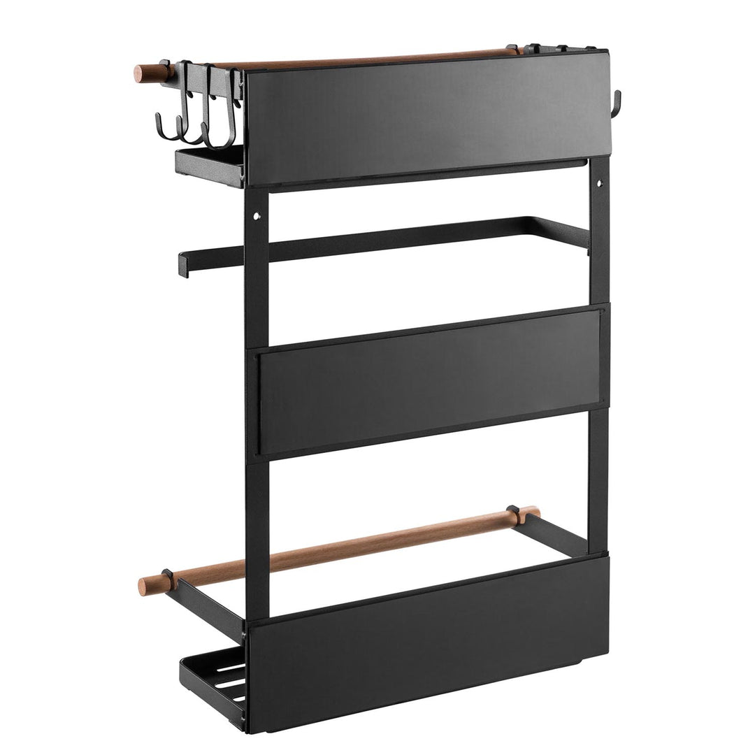 Maclean raft magnetic pentru frigider / mașină de spălat, negru, 12kg max, MC-910, 4 bucăți