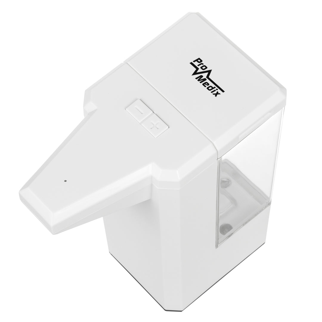 Dispenser automat pentru lichide dezinfectante 500ml Promedix PR-470 + 4x baterie AA Varta Industrial